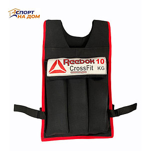 Жилет утяжелитель Crossfit 10 кг (чёрный), фото 1