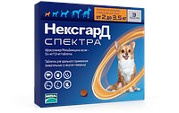 «Нексгард спектра» для собак весом от 2 до 3,5 кг
