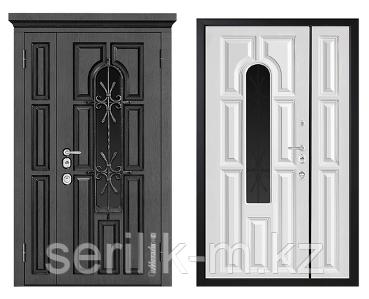 Полуторные двери для дома СМ1860/25 Е2, фото 2