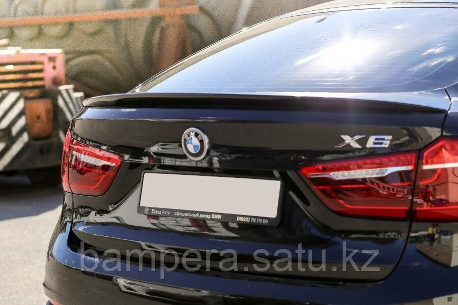 Спойлер на крышку багажника "X6M" (пластик) для BMW X6 F16 / X6M F86 2014-2019 - фото 4 - id-p101616491