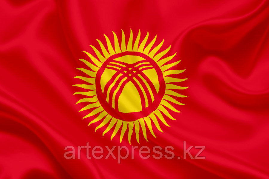 Флаг Киргизии, 1х2 м - фото 3 - id-p101611957