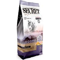 Корм Secret Premium для щенков всех пород с курицей и злаками, 15 кг