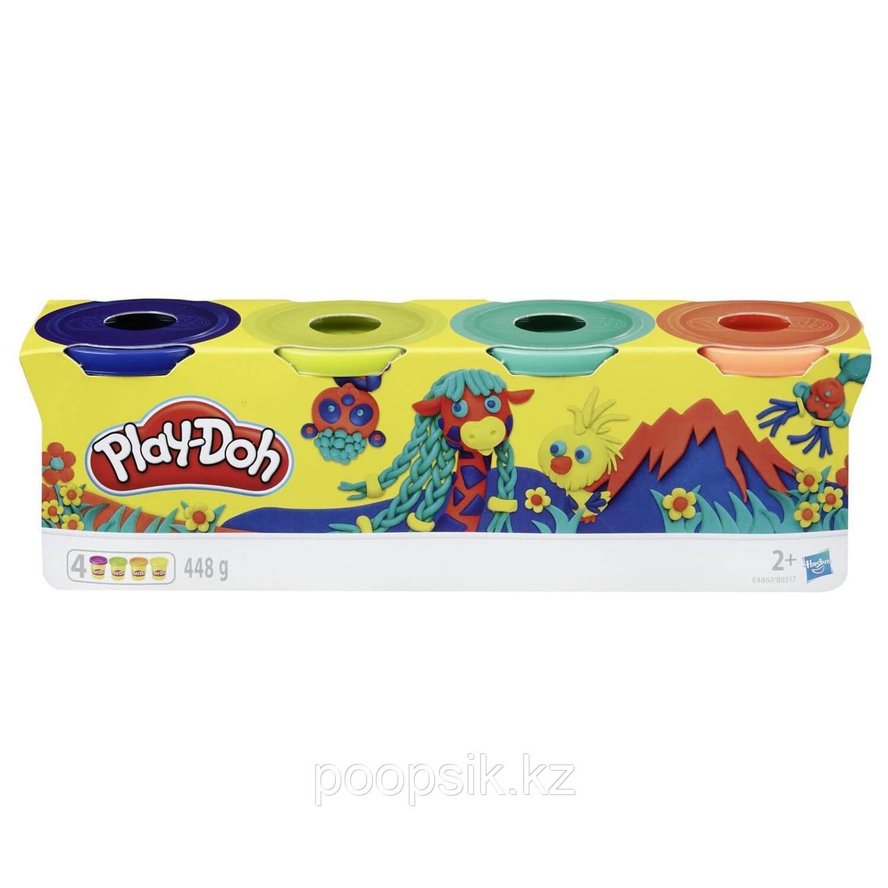 Пластилин Play-Doh 4 цвета в ассортименте B5517 - фото 7 - id-p67721876