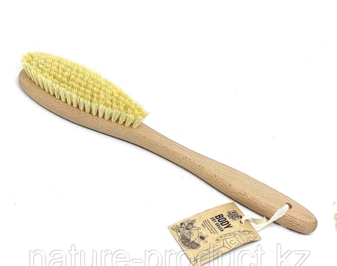 Щётка для сухого массажа кактус Eco Friendly волокна кактуса