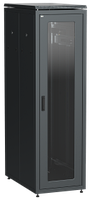 ITK Шкаф сетевой 19" LINEA N 42U 600х800 мм стеклянная передняя дверь, черный