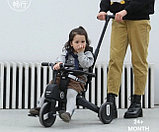 Трехколесный складной велосипед 168 Синий Космос, фото 7