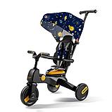 Трехколесный складной велосипед 168 синий с голубым, фото 6