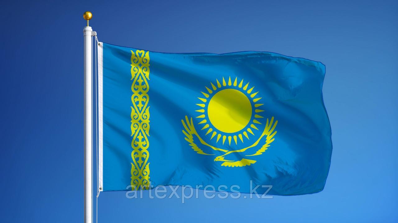 Флаг Казахстана, 1х2м - фото 3 - id-p101623059