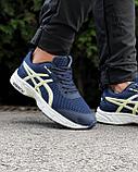 Кроссовки Asics 33run син беж лог 302-1, фото 2