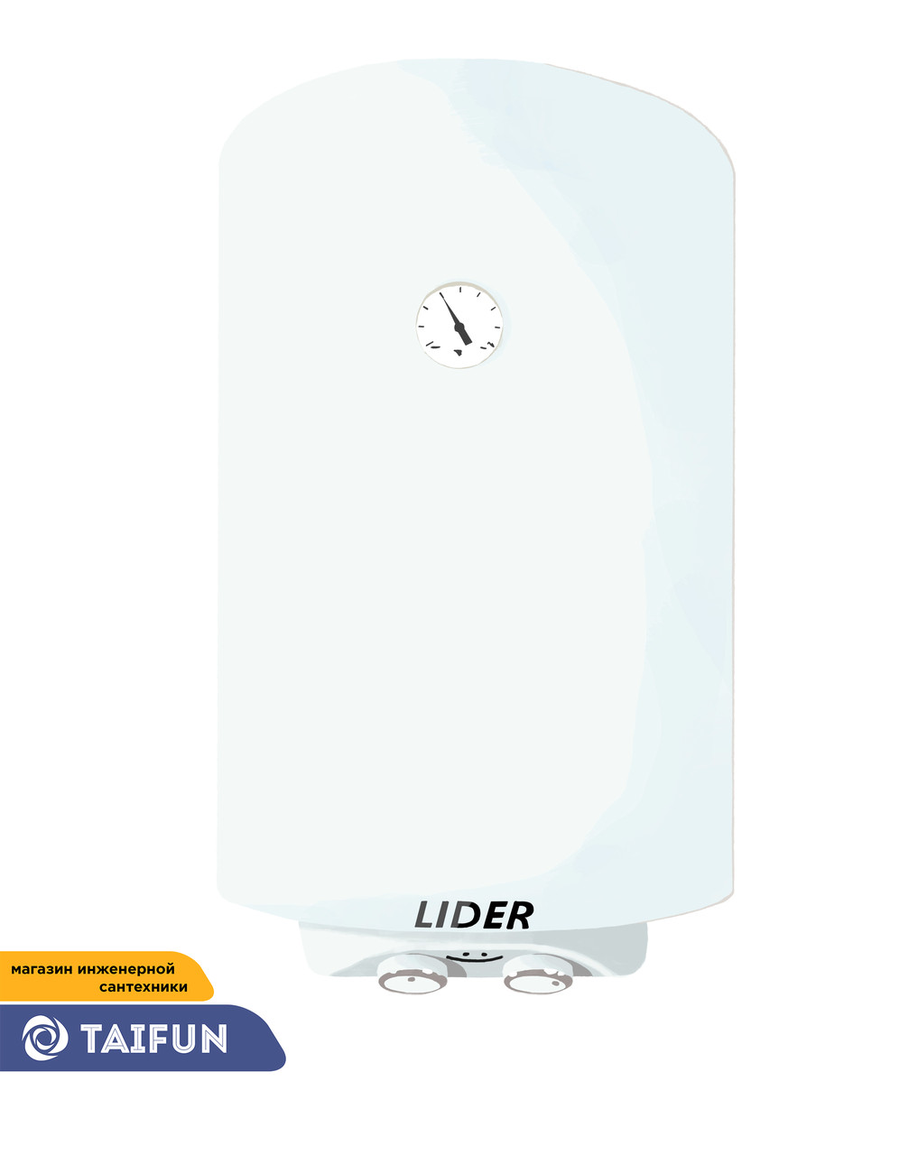 Водонагреватель электрический LIDER 50L (литр) - фото 2 - id-p101624257