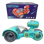 GC169-148 De form трюковая машина на батарейках 25*13см, фото 3