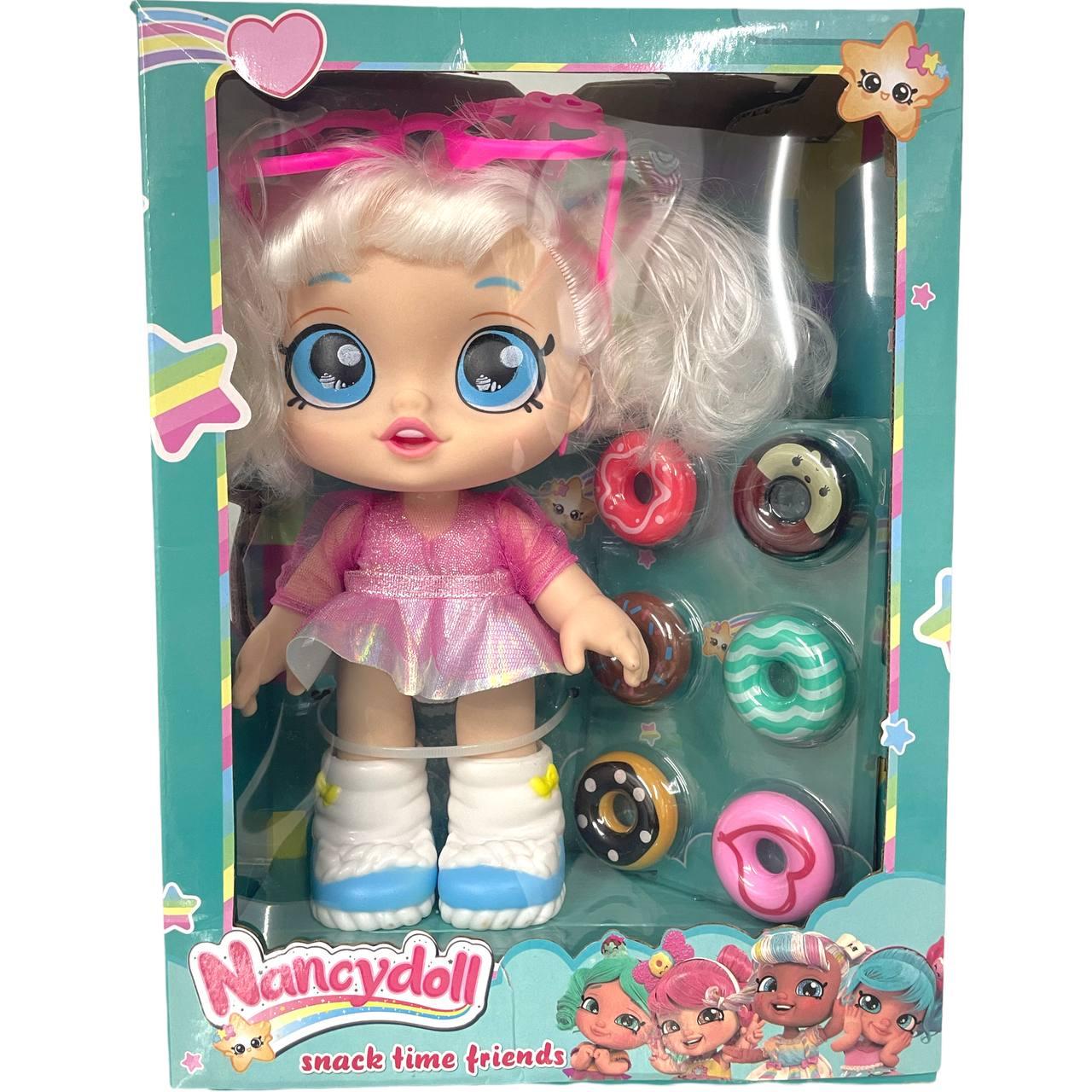2411/12/13/14 Nancy doll кукла с очками и аксессуарами 30*22см