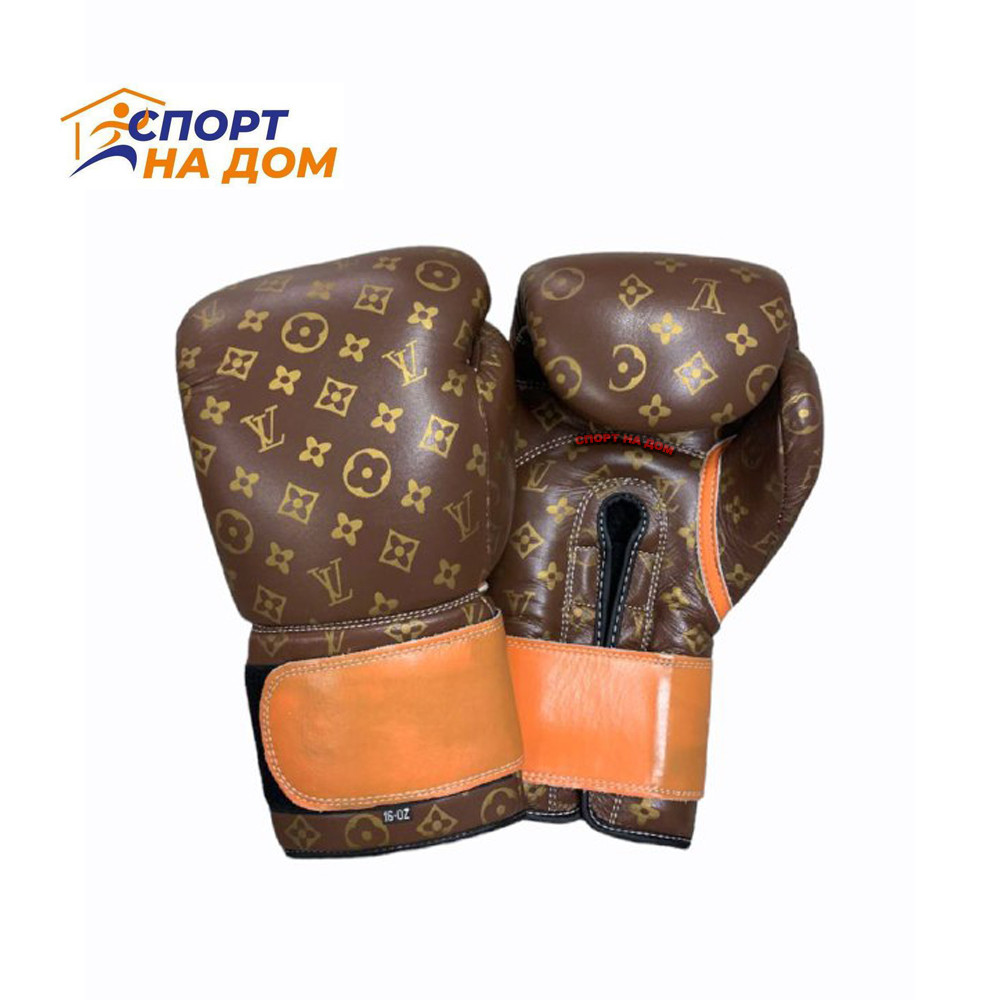 Боксерские перчатки для спарринга LV (кожа) 16 oz