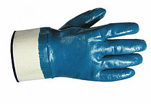 Перчатки ХБ с полным нитриловым покрытием