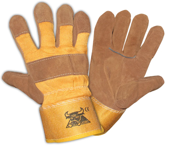 Спилковые краги пятипалые утепленные (id 101629337)