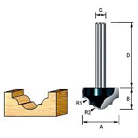 Фреза фасонная 5,56R 25,4х15,9х12х38x2T Makita D-11081