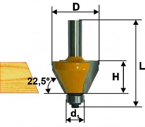 Фреза кромочная конусная по дереву Энкор 9232 - фото 1 - id-p101643936