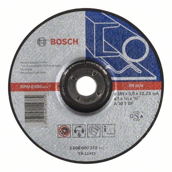 Круг шлифовальный Bosch Expert for Metal 180x6 мм 2608600315