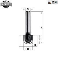 Фреза концевая CMT-contractor пазовая радиусная R=9,5 S=8 D=19x11,5x50,8 CMT Contractor K914-190