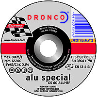 Абразивный отрезной диск Dronco СS 60 Alu 125х1,2 1121150