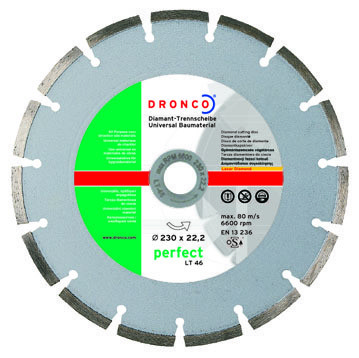 Алмазный сегментный диск Dronco LT-46 230 мм 4230185 - фото 1 - id-p101638696