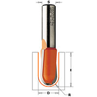 Фреза концевая CMT с радиусным торцом D=9,5 I=6,4 S=8,0 R=4,75 914.0906