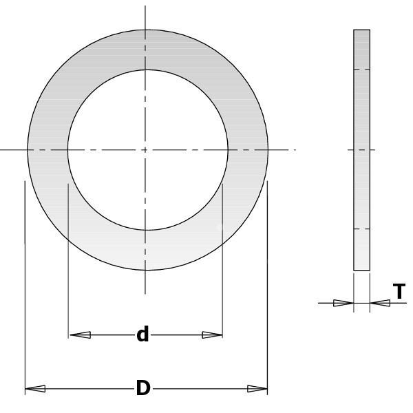 Кольцо переходное 30-20x1,4мм для пилы 299.224.00