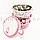 Ланч бокс 3 в 1 вакуумный 1,4 л с прорезиненными крышками Lunch Box Hello Kitty розовый, фото 5