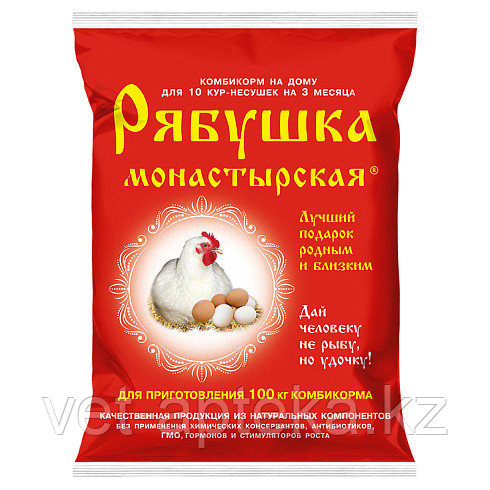 Премикс Рябушка для сельскохозяйственной птицы Монастырская (0,5%) (500г)