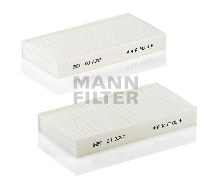 MANN-FILTER cалонный фильтр CU 2327-2 (2 шт.)