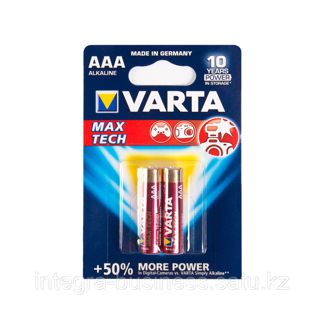 Батарейка VARTA Max tech Micro 1.5V - LR03/ AAA (2 шт)