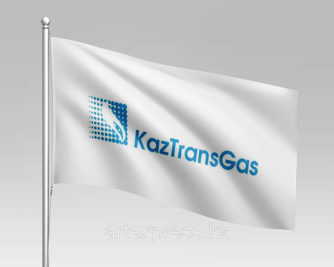 Флаг ҚазТрансГаз, 1х2м