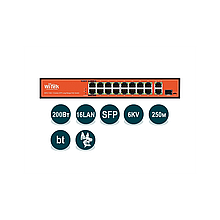 Коммутатор PoE Wi-Tek WI-PS518G (v3)