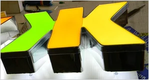 Объемные буквы из металла