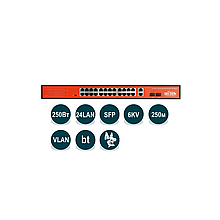 Коммутатор PoE Wi-Tek WI-PS526G (v2)