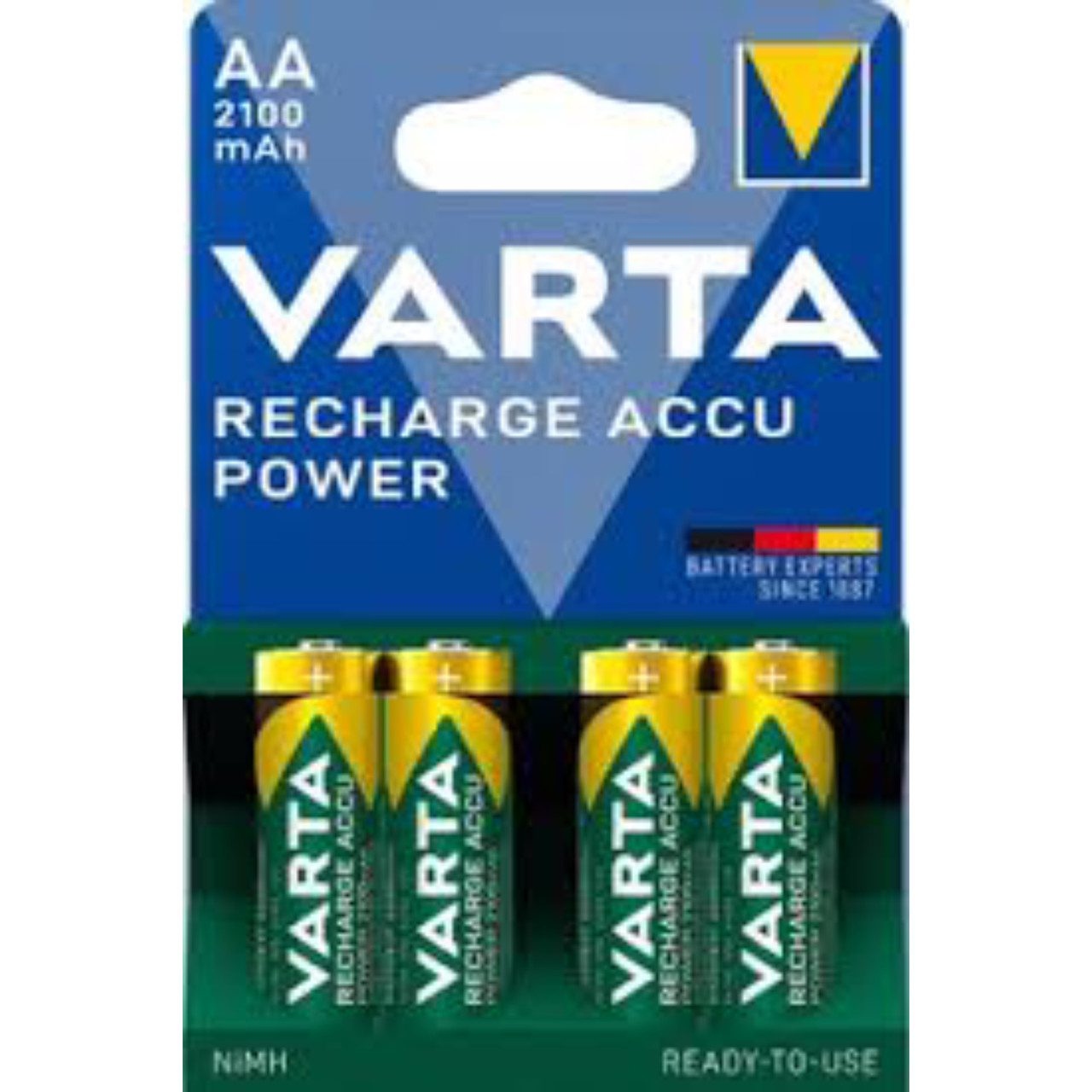 Аккумуляторы VARTA Recharge Accu Power HR6 NiMH AA 2600 mAh 1.2V, 4шт
