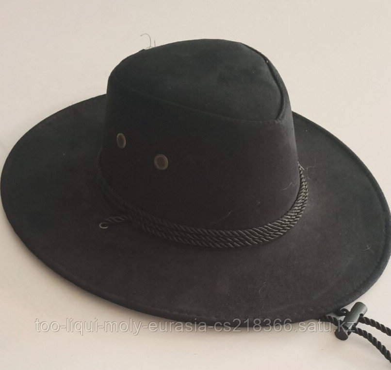 Ковбойская шляпа черная 58-60 - фото 1 - id-p101665657