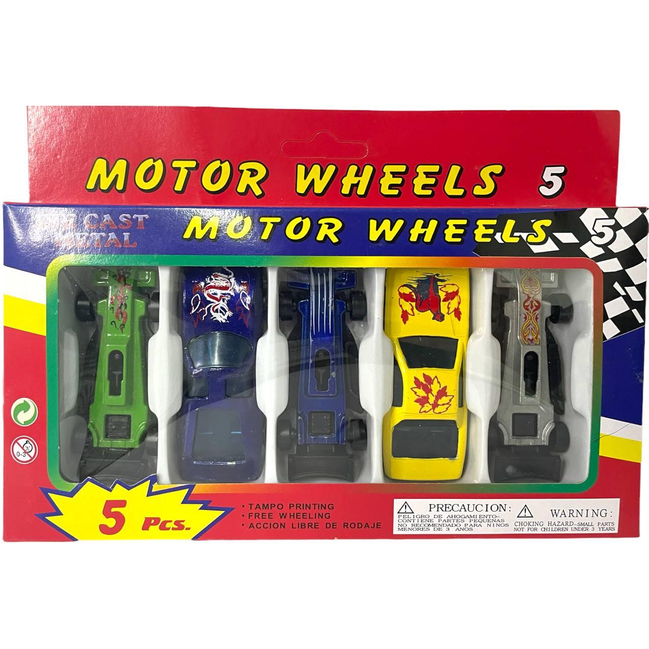 92753-5 Motor Wheels 5 гоночные машинки 5шт, 18*13см