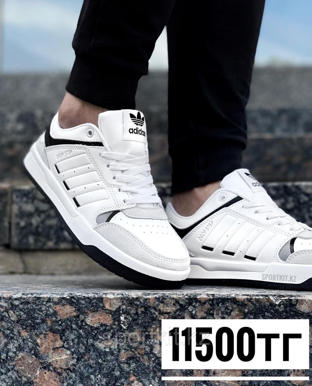 Крос Adidas drop step бел чер 2103-5