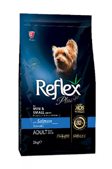 Reflex Plus Mini Small Breed Adult Dog salmon для взрослых собак мелких пород с лососем 3кг