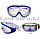 Очки для плавания с берушами в чехле Yongbo AK2196 синий, фото 2
