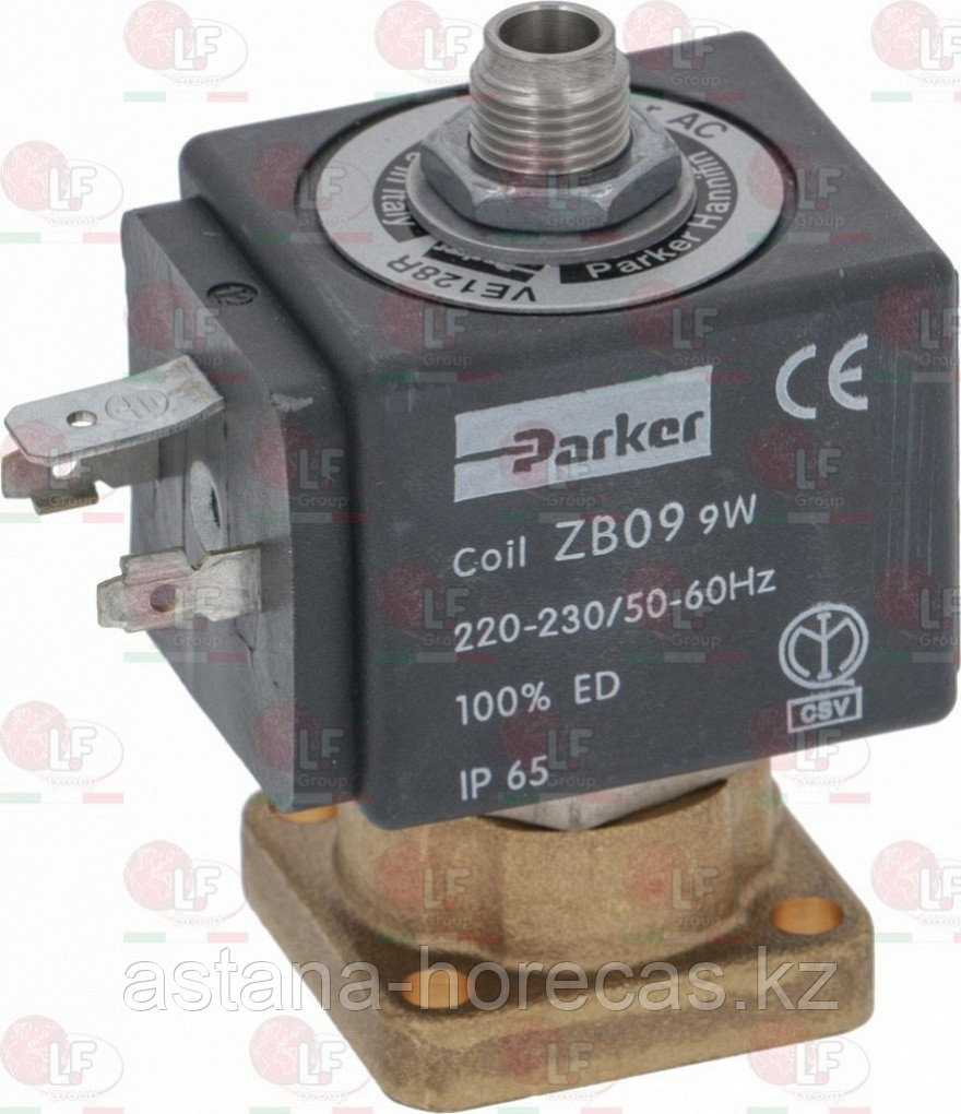 3-Вентильный электромагнитный клапан Parker  VE128GR Y ø 1/8" 220/230V   V.1453 Ascaso