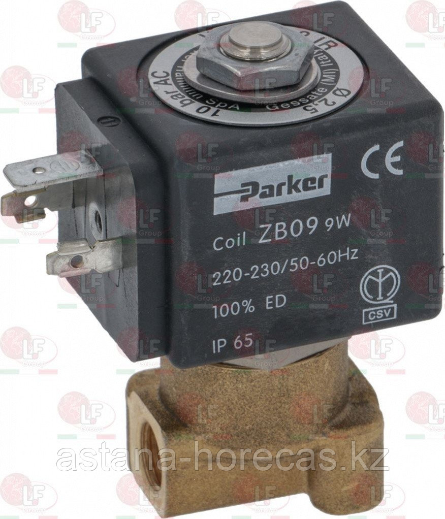2-вентильный электромагнитный клапан PARKER ø 1/8"FF 230V WY18162 - Производство ИТАЛИЯ Wega - фото 1 - id-p101676925