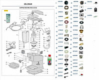 Контактный термостат 105°C 16A 250В 5232100600 Delonghi