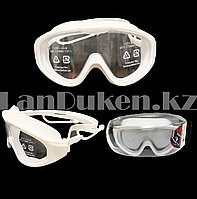 Очки для плавания с берушами в чехле Yongbo AK2196 белый
