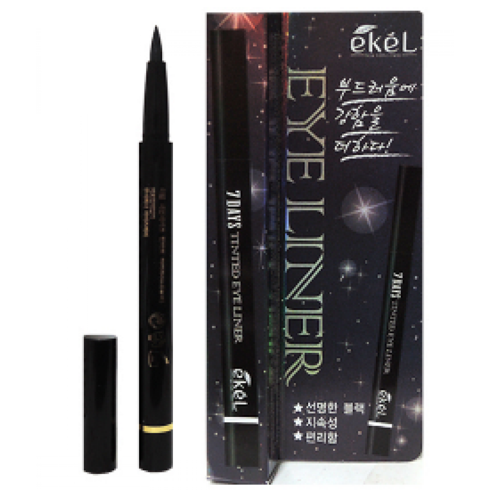 7days подводка для глаз. Подводка для глаз ekel7 Day. Подводка-кисть для глаз 7days Tinted Eye Liner. Подводка маркер 7 Days. Подводка для глаз Ekel.