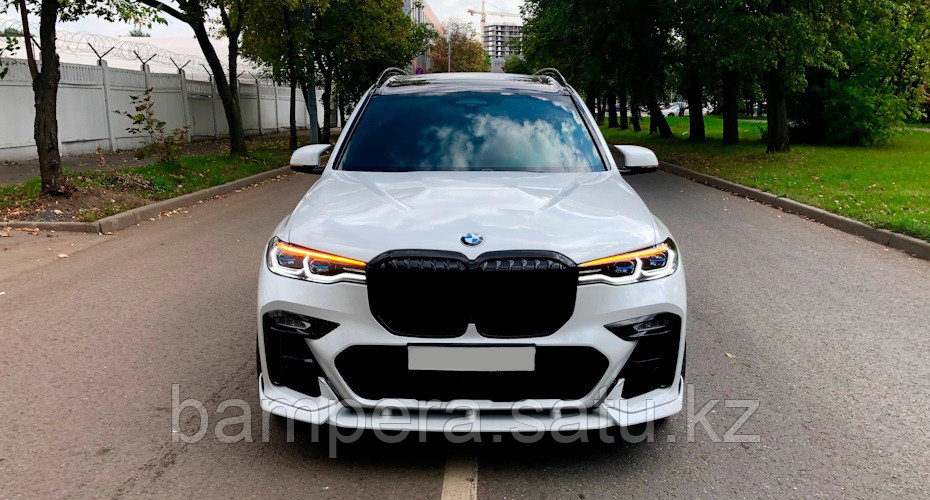 Комплект обвеса "PRD" (черный глянцевый пластик) для BMW X7 G07 2019-... - фото 2 - id-p101691981
