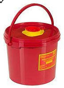 Емкость-контейнер для сбора острого инструмента Класс В (Красный) 2,5 л.