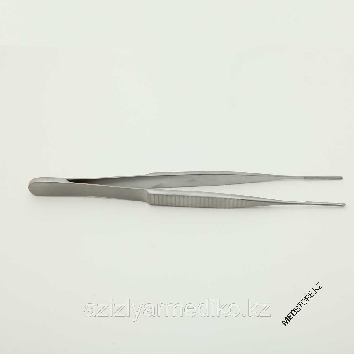 Пинцет прямой с атравматической нарезкой сосудистый, 200х3,5 мм, 34.0041.20