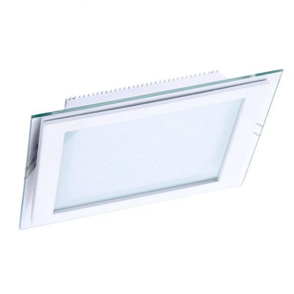 Свет-к DL LED GLASS KVADRO PANEL 12W 3000K (TT)40шт - фото 1 - id-p101699757